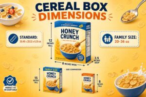 cereal box dimensions