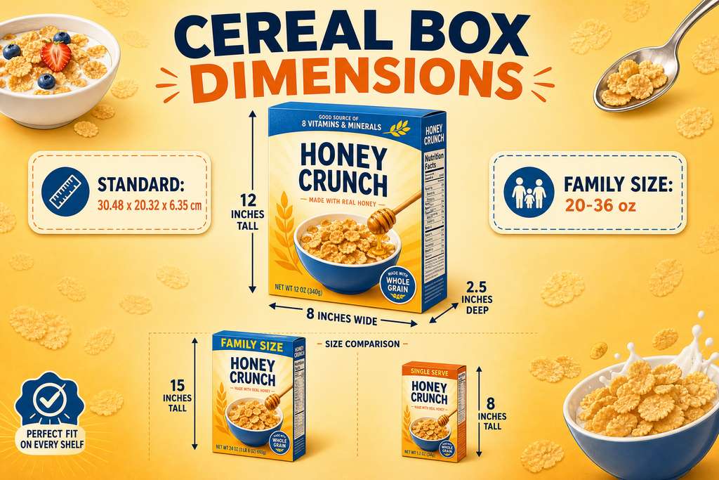 cereal box dimensions
