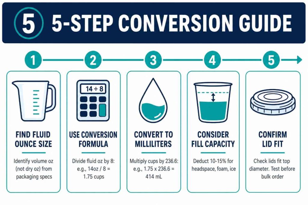 oz to cup conversion