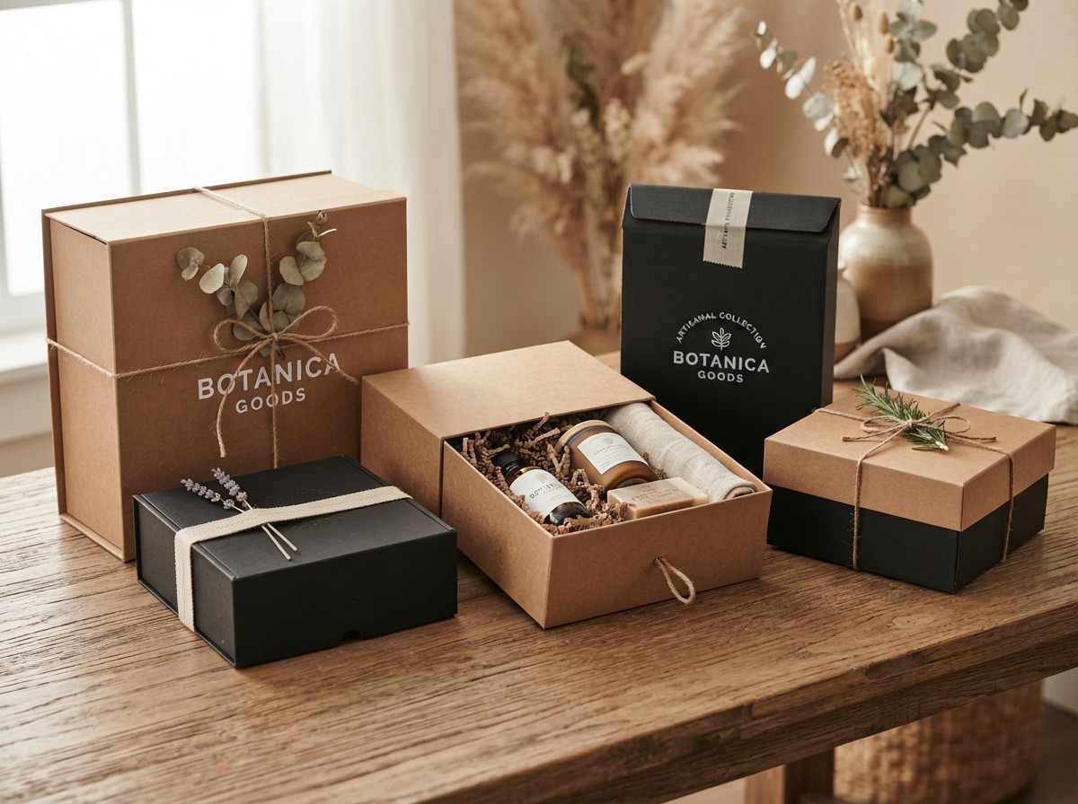 Custom Kraft Gift Boxes