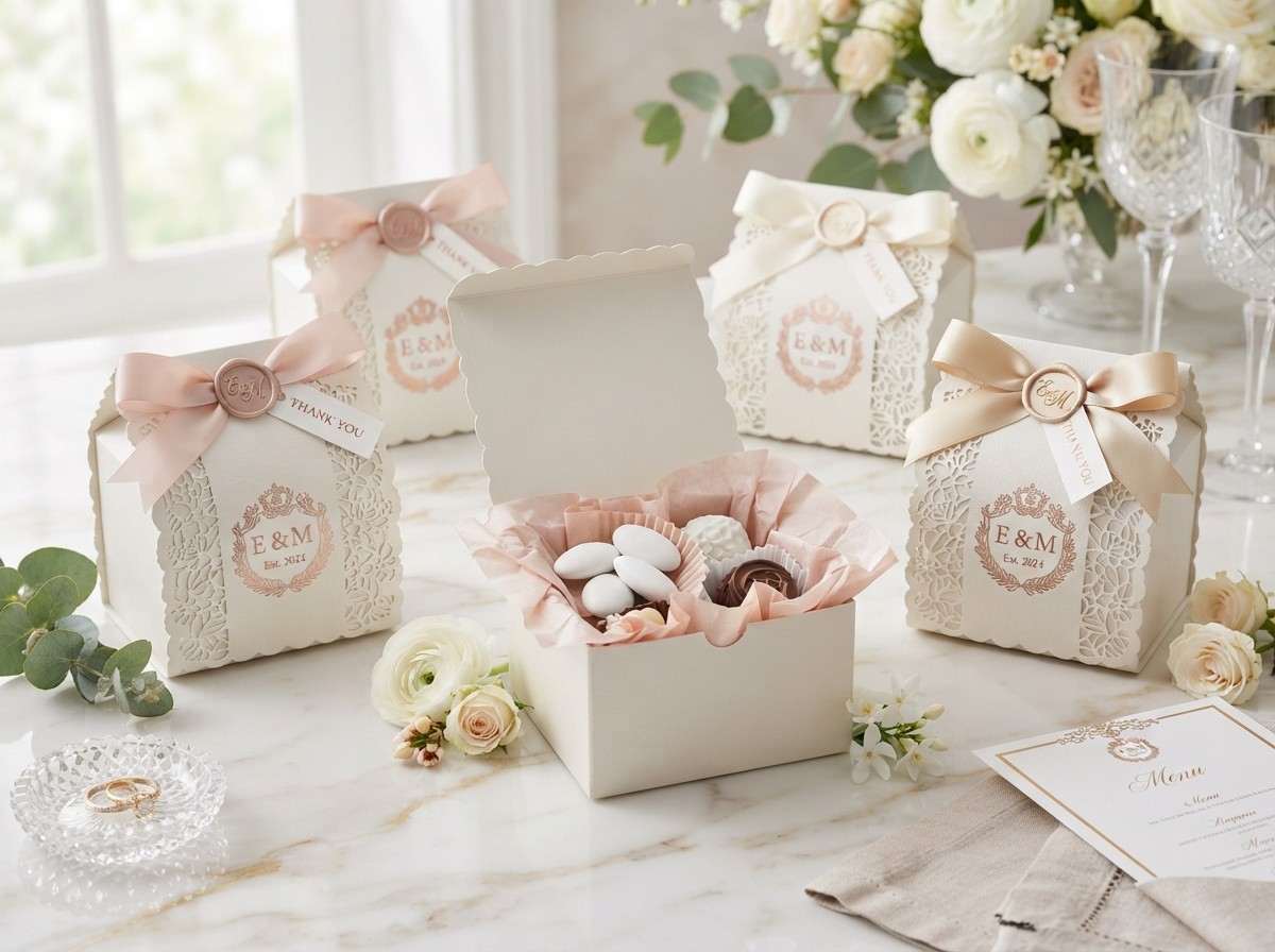 Custom Wedding Favor Boxes